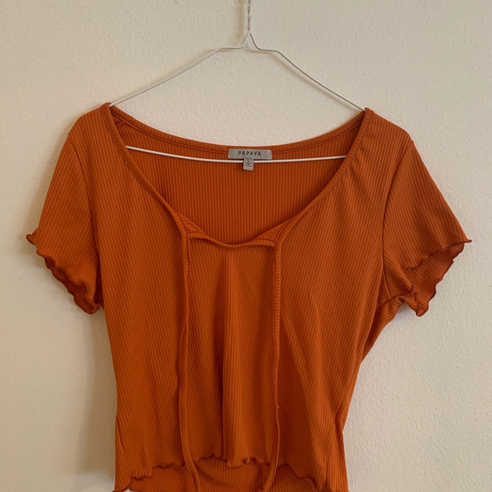 Burnt orange top